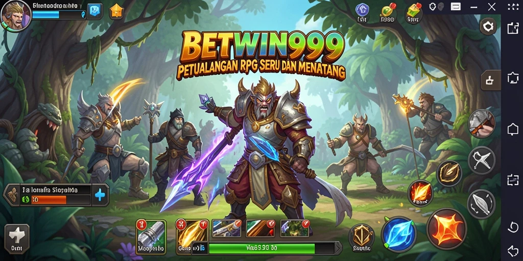 Tampilan menarik dari gameplay BETWIN999 yang penuh aksi RPG.