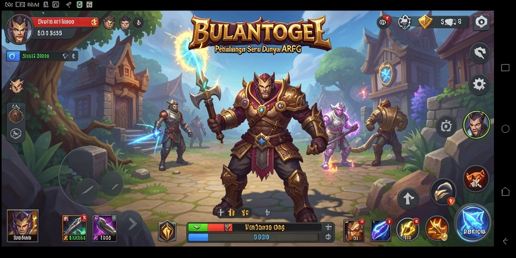 Tampilan gambar gameplay mendebarkan di dunia ARPG BULANTOGEL.