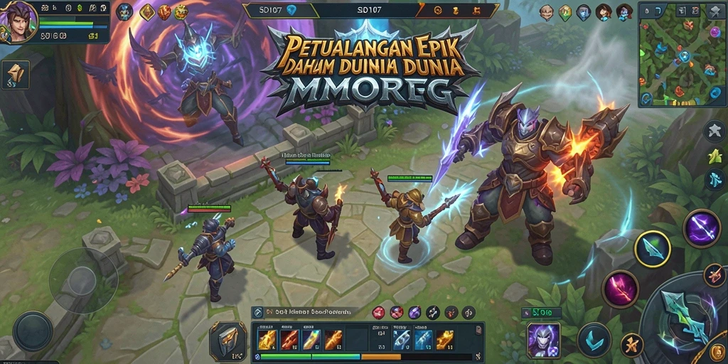 Gameplay seru di SD107 dengan dunia MMORPG yang mengesankan.