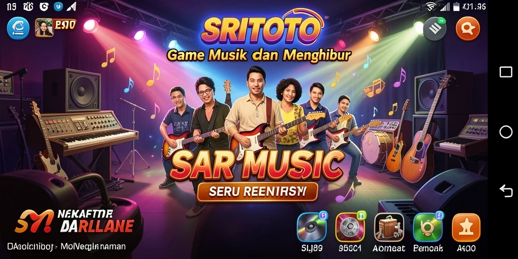 Tampilan gameplay SRITOTO yang penuh warna dan menarik.