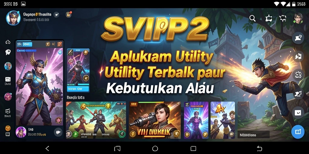 Screenshot SVIP2 menampilkan fitur-fitur Utility yang praktis dan efisien.