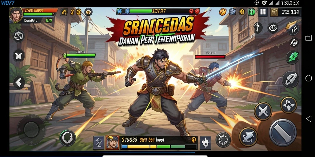 Gameplay menarik dan pertempuran strategis dalam VIO77.