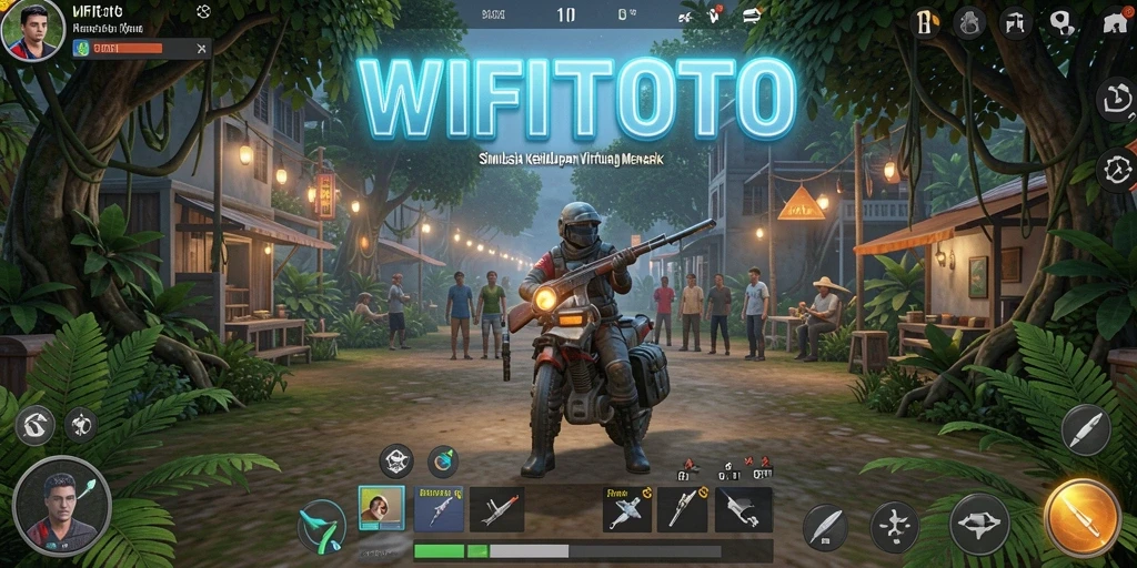 Tampilan gameplay menarik dari WIFITOTO yang menunjukkan interaksi karakter.
